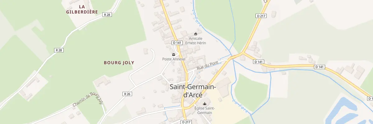 Plan du 5 Rue du Commerce à Saint-Germain-d’Arcé