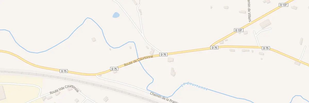 Plan du 1227 Rte de Courtonne à Glos