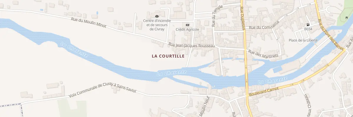 Plan du 31 Rue Jean- Jacques Rousseau à Civray