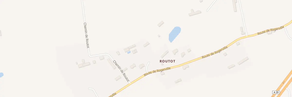 Plan du 1686 Rte de Rogerville à Saint-Aubin-Routot
