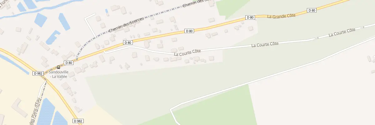 Plan du 5055 La Courte Côte à Sandouville