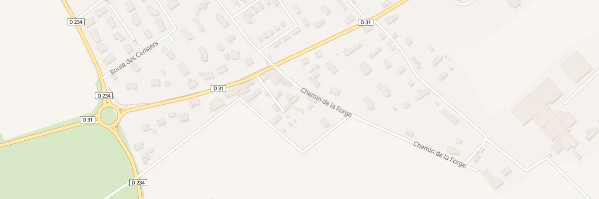 Plan du 54 Che de la Forge à Sainneville