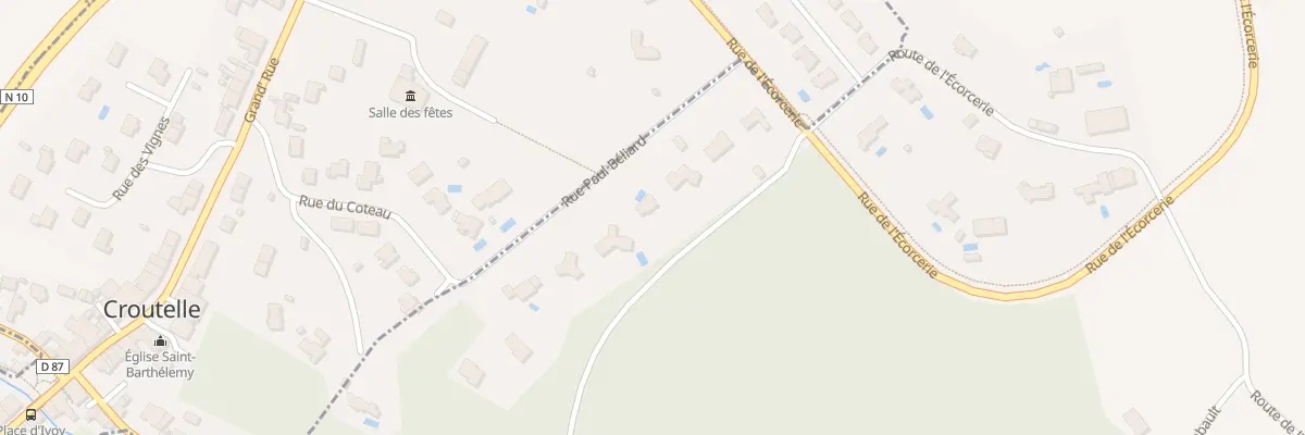 Plan du 7 Rue Paul Beliard à Ligugé
