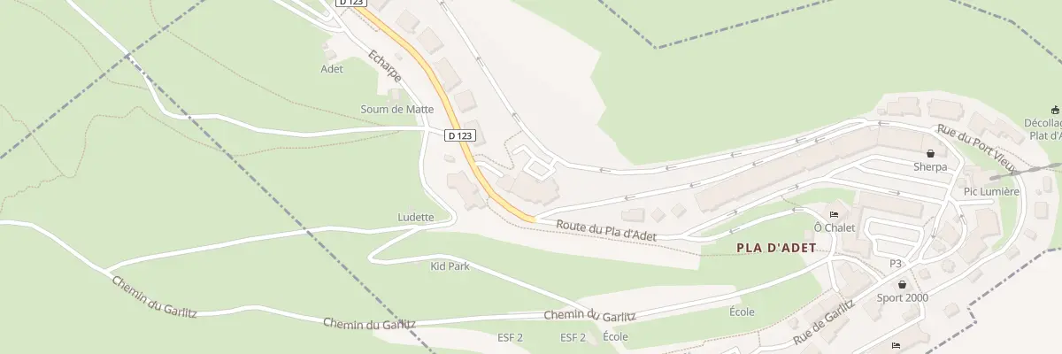 Plan du 37 Rte du Pla d’Adet à Saint-Lary-Soulan