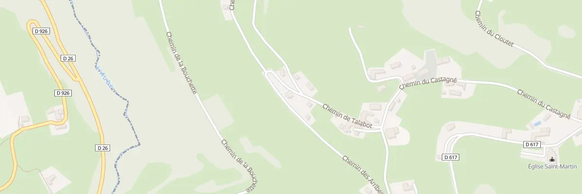 Plan du 3 Che de Talabot à Laborde