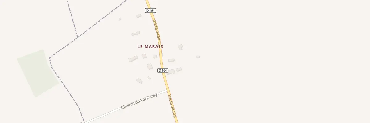 Plan du 1232 Rte du Sap -St Pierre- à Valorbiquet