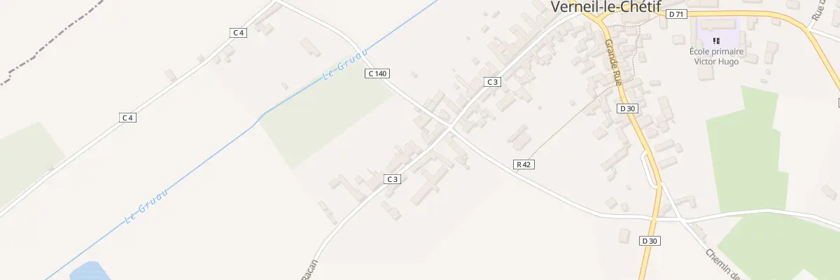 Plan du 42 Rue Albert Mouette à Verneil-le-Chétif