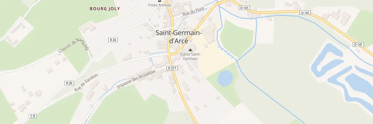 Plan du 2 Imp des Coquelicots à Saint-Germain-d’Arcé