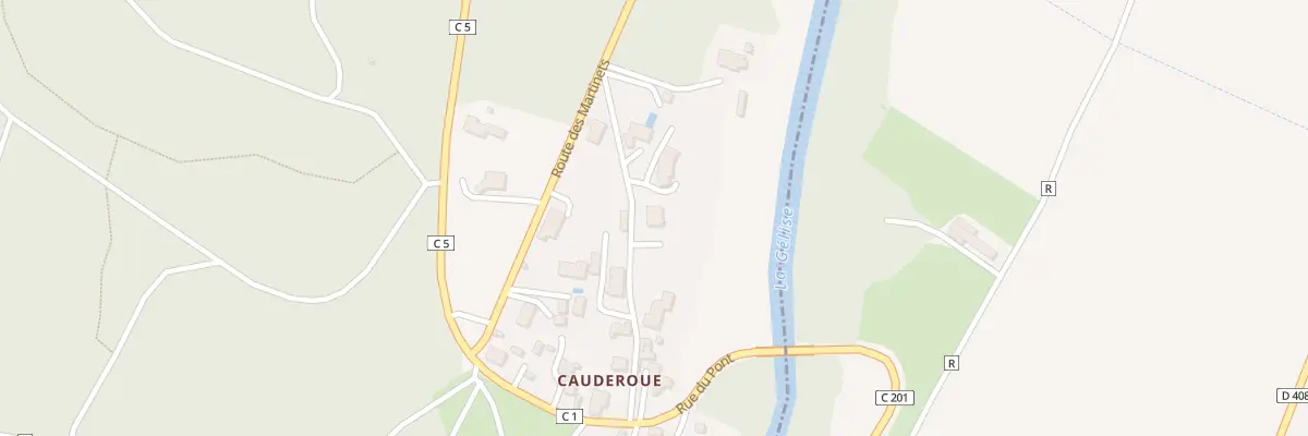 Plan du 340 Cauderoue à Barbaste