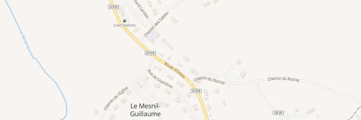 Plan du 807 Rte d’Orbec au Mesnil-Guillaume