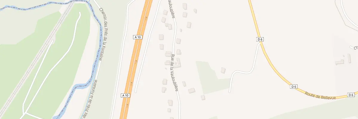 Plan du 14 Rue de Vauloubière à Biard