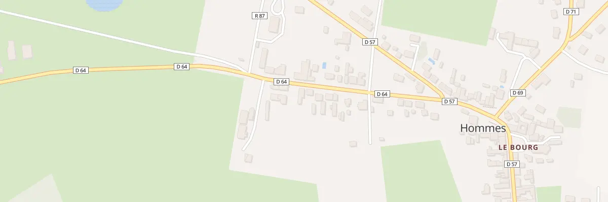 Plan du 24 Av du Vieux Château à Hommes