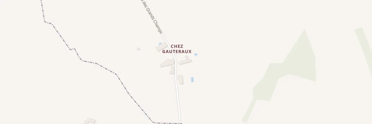 Plan du 23 Chez Gauteraux à Nanteuil-Auriac-de-Bourzac