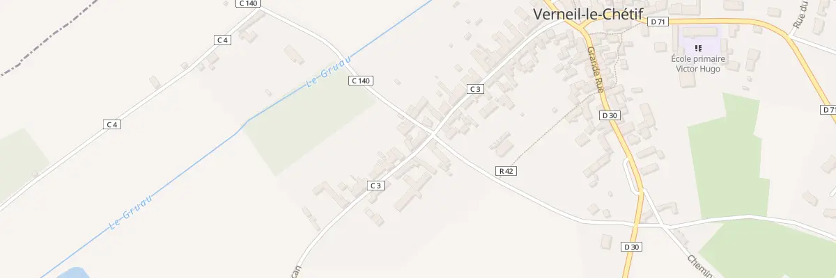 Plan du 40 Rue Albert Mouette à Verneil-le-Chétif