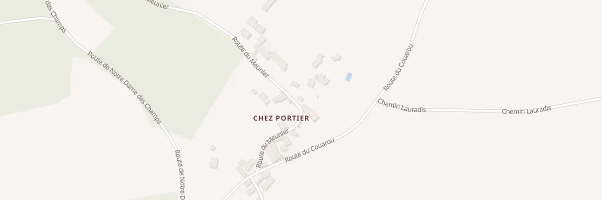 Plan du 1132 Chez Portier à Vanxains