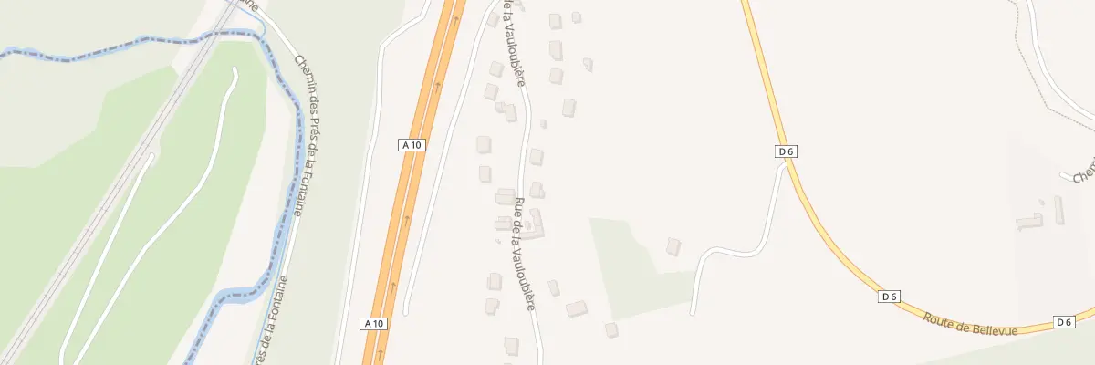Plan du 16 Rue de Vauloubière à Biard