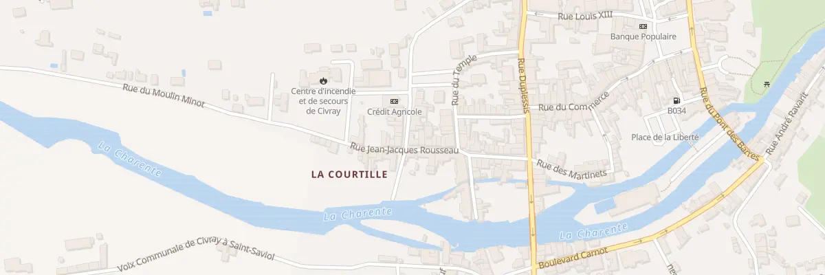 Plan du 26 Rue Jean- Jacques Rousseau à Civray