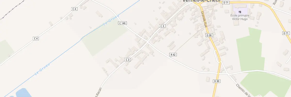 Plan du 27 Rue Albert Mouette à Verneil-le-Chétif