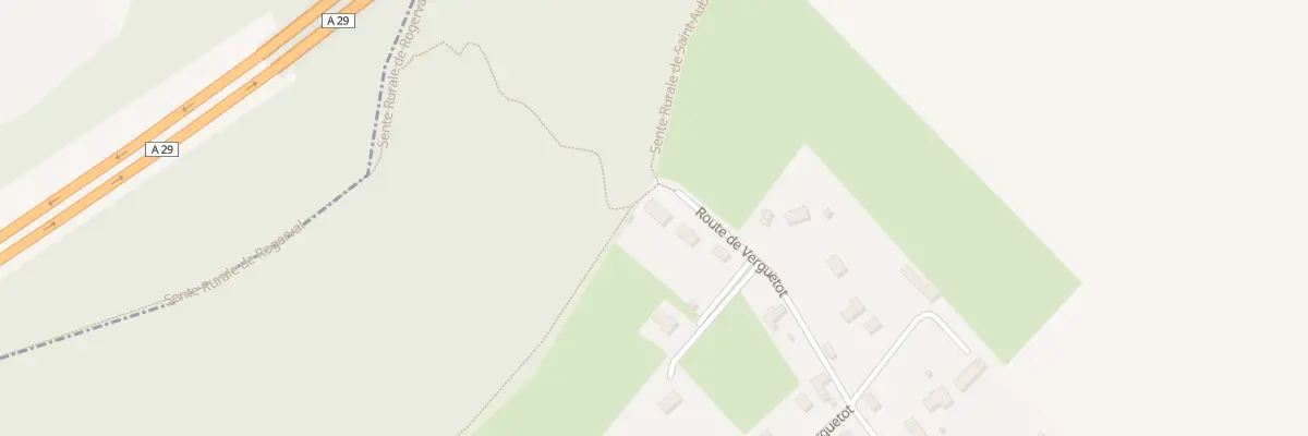 Plan du 487 Rte de Verguetot à Oudalle