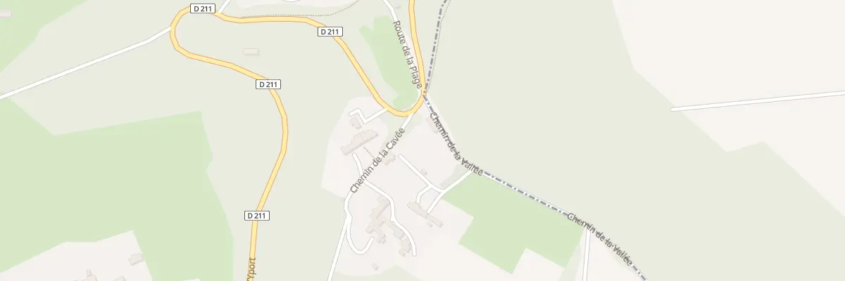 Plan du 12 Che de la Vallee à Vattetot-sur-Mer