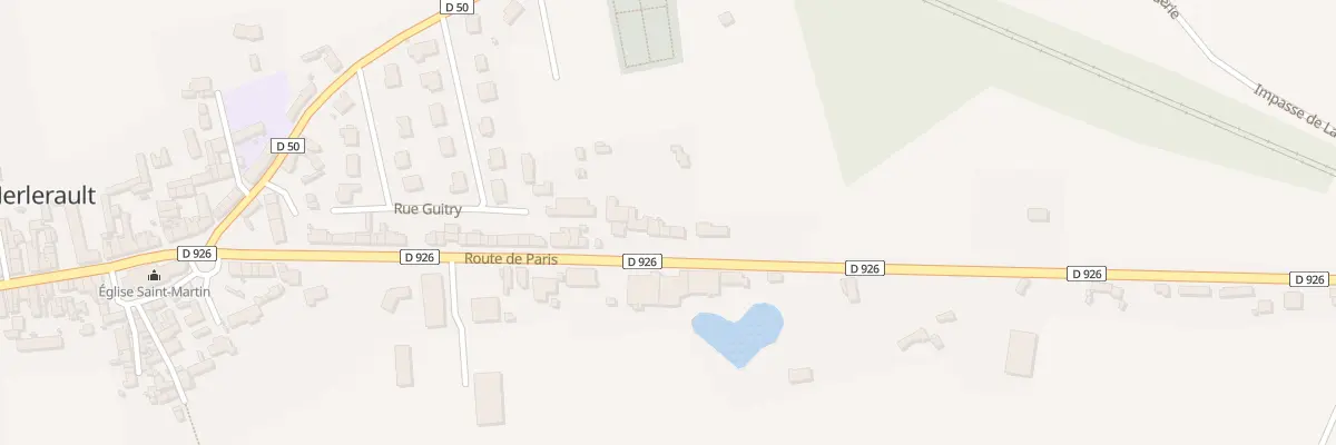 Plan du 48 Rte de Paris à Merlerault-le-Pin