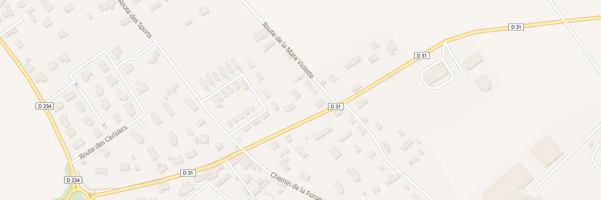 Plan du 498 Rte de la Mare Violette à Sainneville
