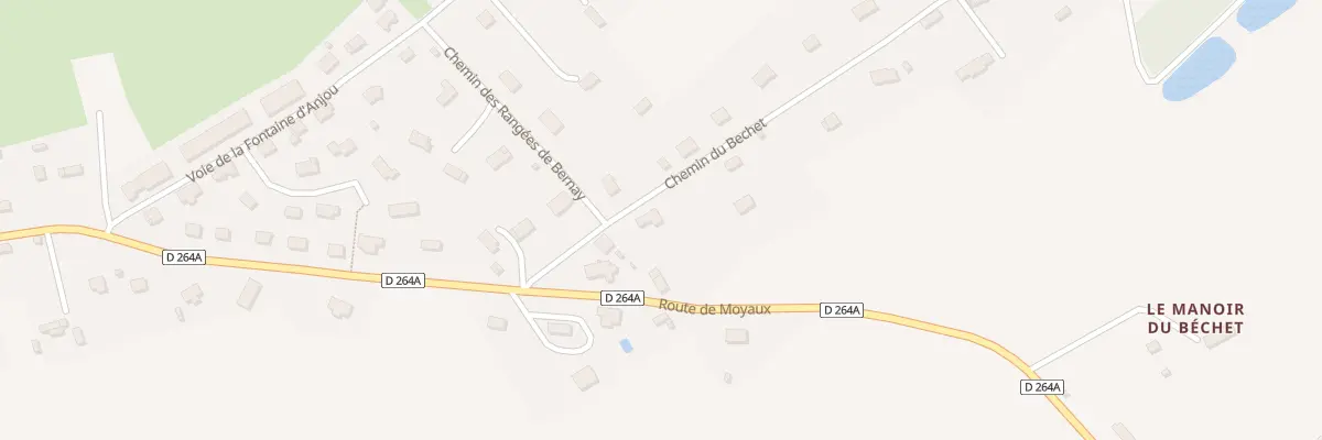 Plan du 112 Che du Bechet à Saint-Philbert-des-Champs