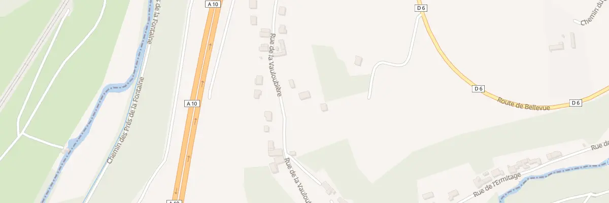 Plan du 8 Rue de Vauloubière à Biard