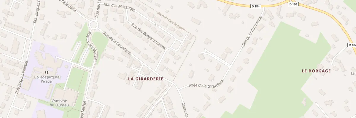 Plan du 8 Rue des Bouvreuils à Changé