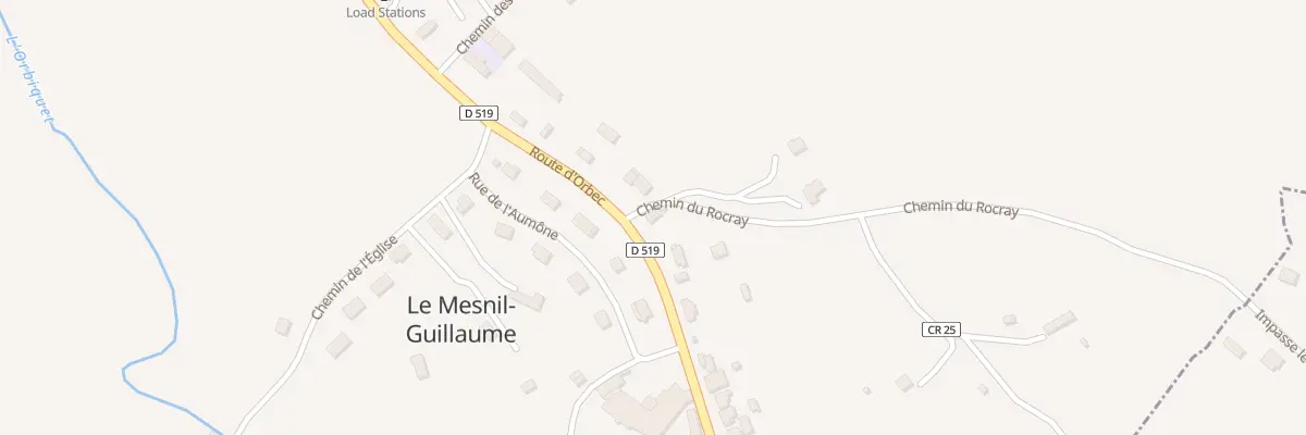 Plan du 913 Rte d’Orbec au Mesnil-Guillaume