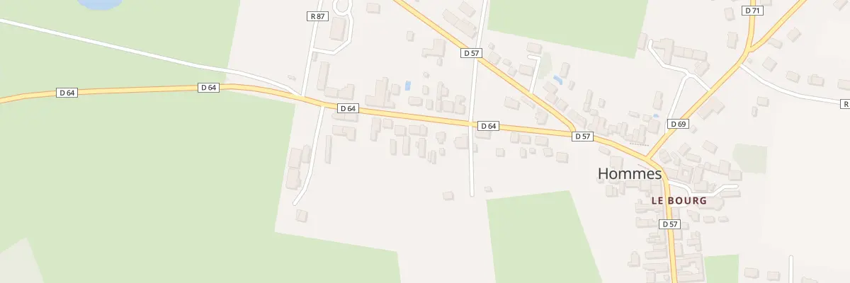 Plan du 18 Av du Vieux Château à Hommes