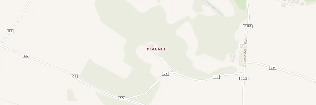 Plan du 5071 Plagnet à Roquebrune