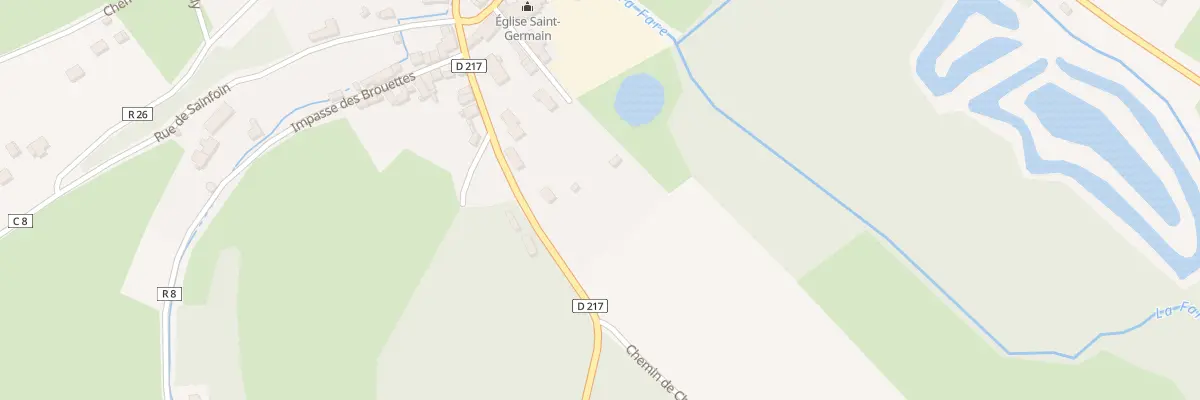 Plan du 11 Rte de Villiers-au-Bouin à Saint-Germain-d’Arcé