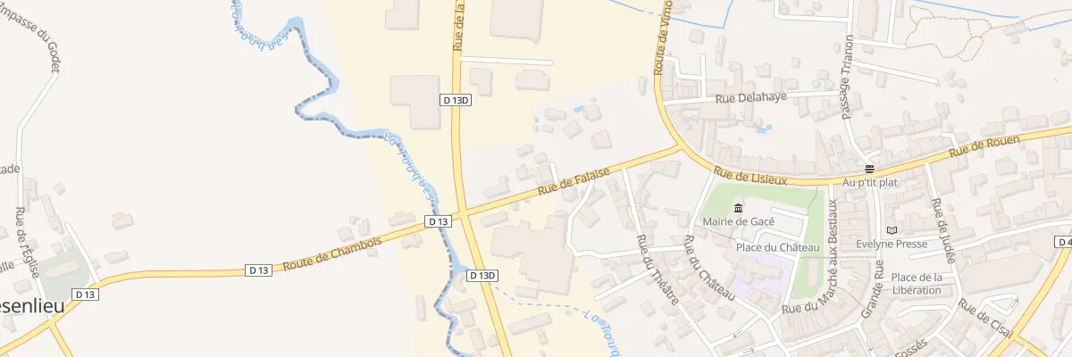 Plan du 5 Rue de Falaise à Gacé