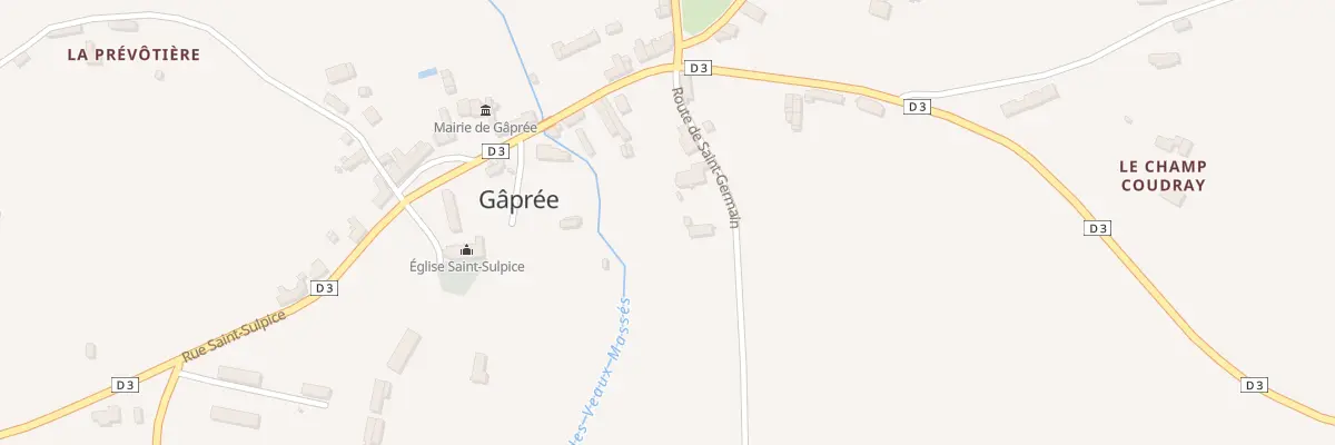 Plan du 5 Che du Lavoir à Gâprée