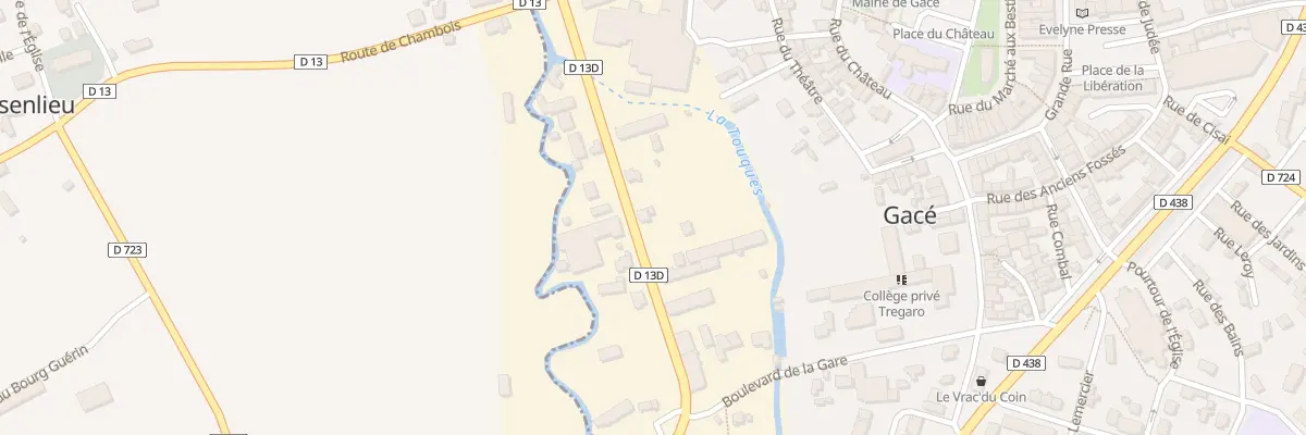 Plan du 21 Rue de la Touques à Gacé