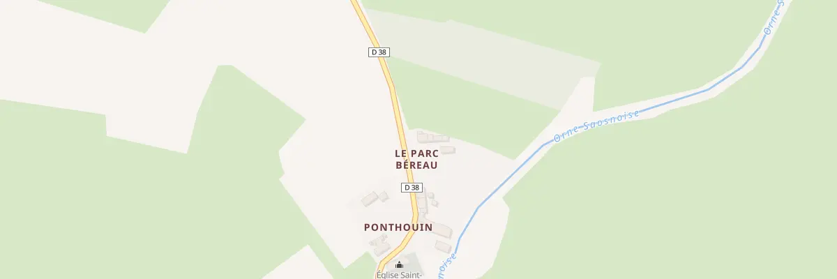 Plan du 5344 Le Parc Bereau à Mézières-sur-Ponthouin