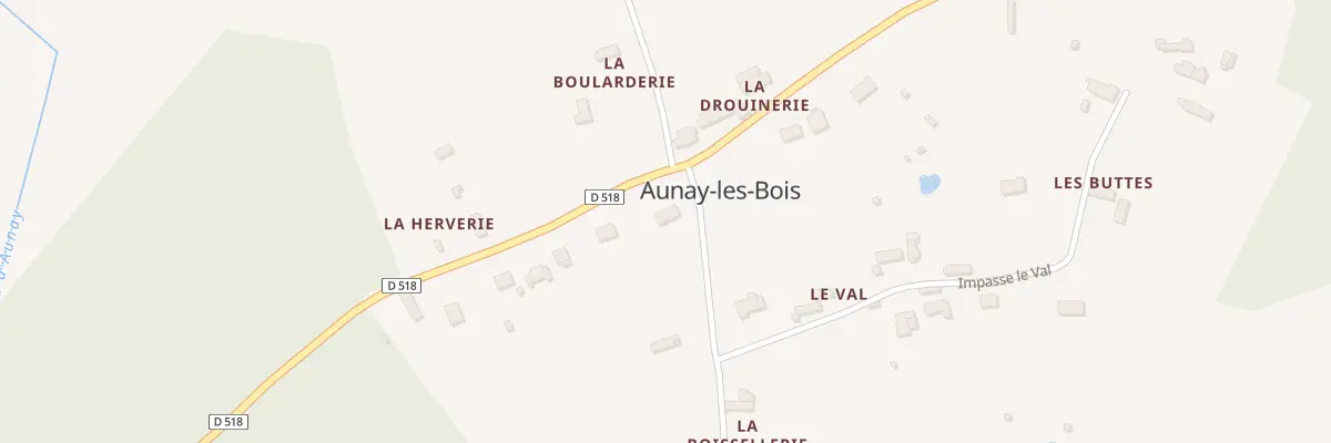 Plan du 92 La Boisselerie à Aunay-les-Bois