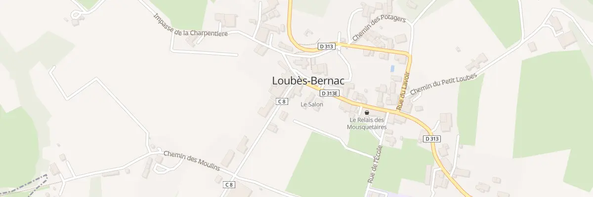 Plan du 52 Loubes à Loubès-Bernac