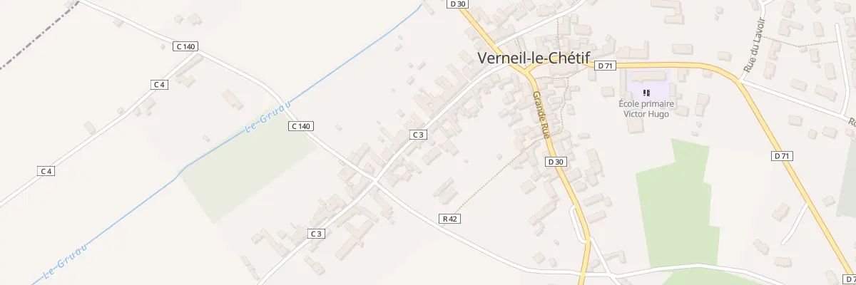 Plan du 19 Rue Albert Mouette à Verneil-le-Chétif