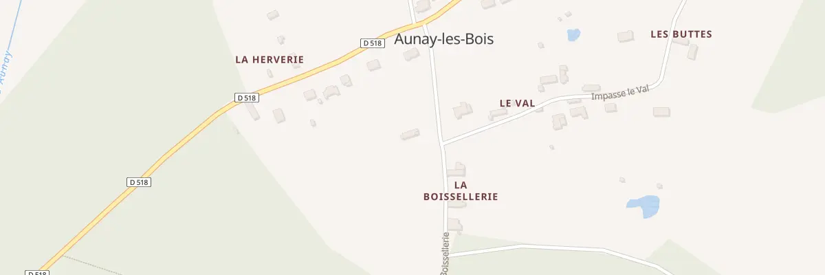 Plan du 6 Rue de la Boissellerie à Aunay-les-Bois