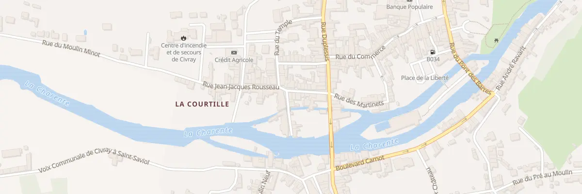 Plan du 13 Rue Jean- Jacques Rousseau à Civray