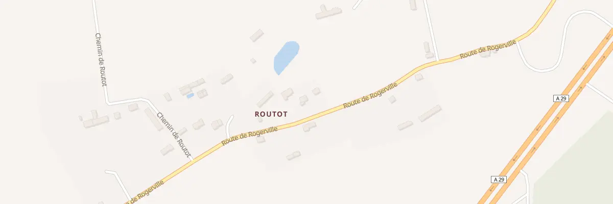Plan du 1540 Rte de Rogerville à Saint-Aubin-Routot