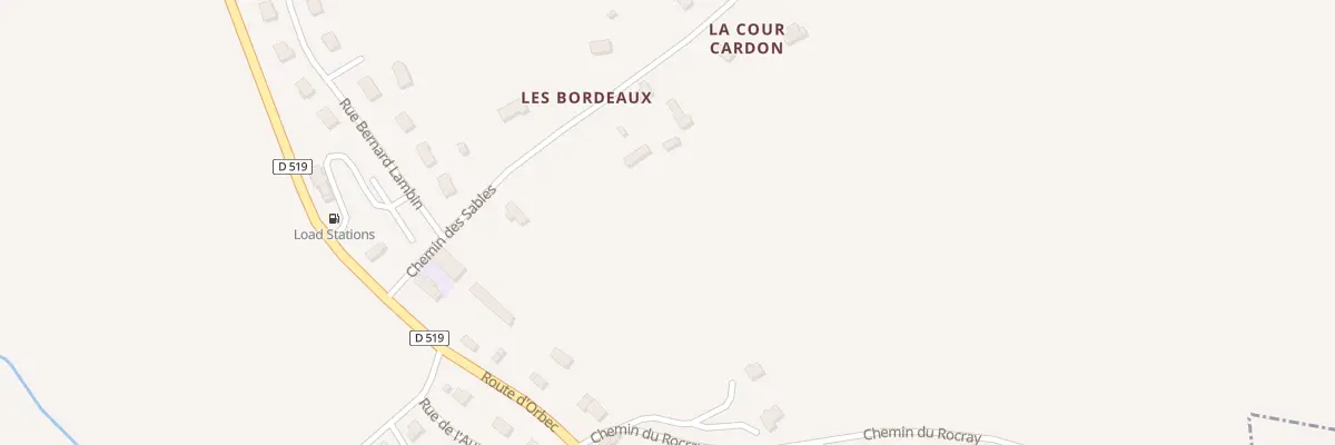 Plan du 244 Che des Sables au Mesnil-Guillaume