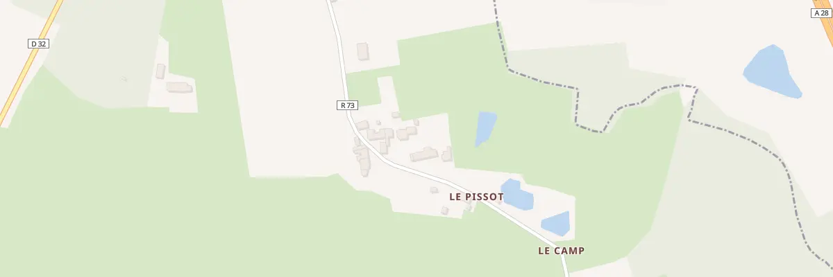 Plan du 515 Che du Pissot à Écommoy