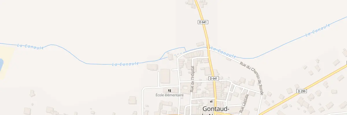 Plan du 6 Rue du Moulin à Eau à Gontaud-de-Nogaret
