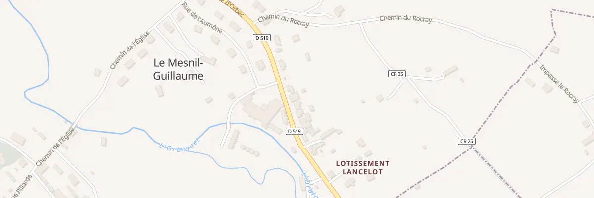 Plan du 1005 Rte d’Orbec au Mesnil-Guillaume