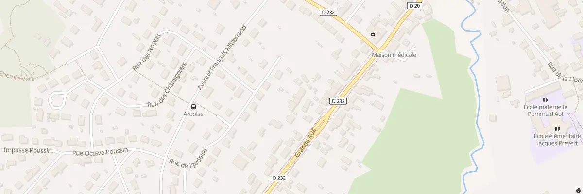 Plan du 31 Grande rue à Savigné-l’Évêque