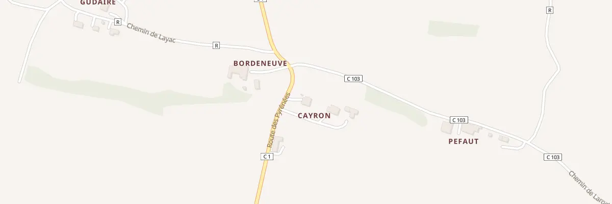 Plan du 1167 Rte des Pyrénées à Montgaillard-en-Albret
