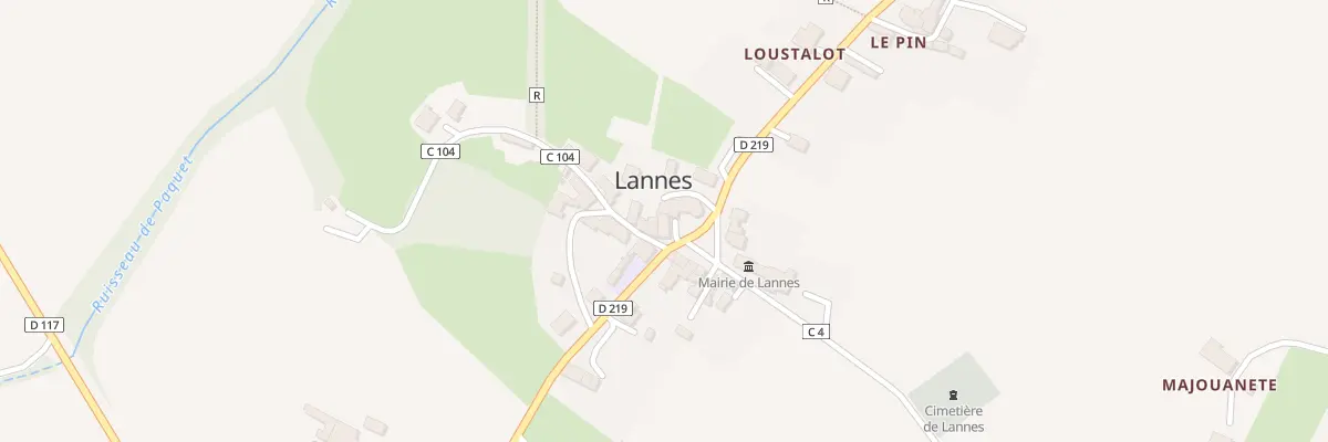 Plan du 22 Pl Éloi Sabathe à Lannes